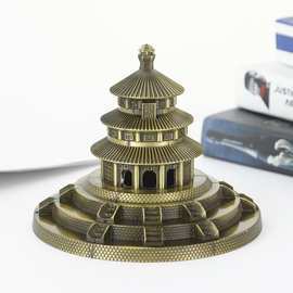 新品 天坛模型古建筑 祈年殿 北京特色旅游纪念品 新中式古典摆件